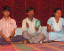 Udupi: Blind Music Group evokes spiritual bliss at Navaratri Utsav in Bantakal